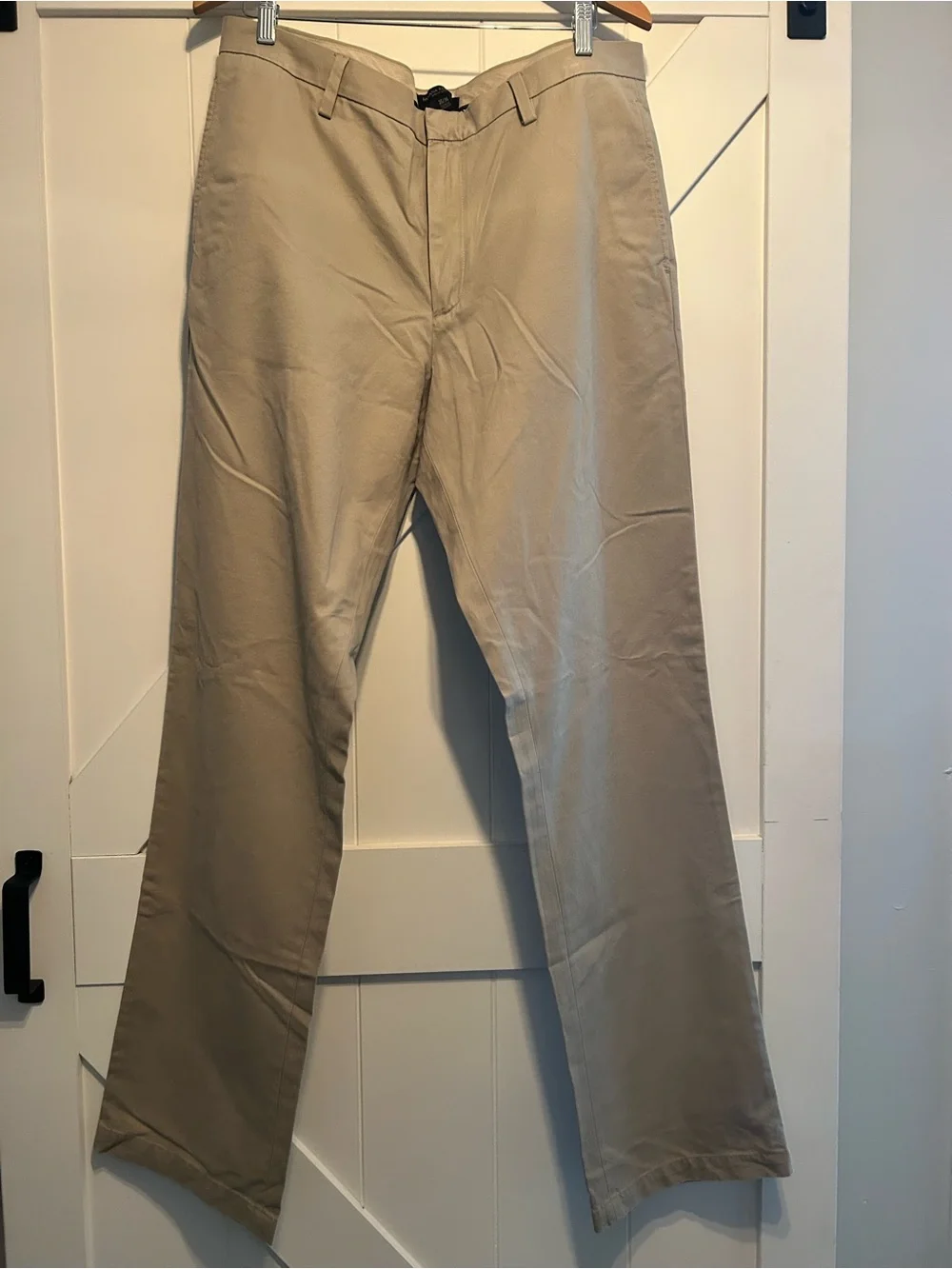 Banana Republic Gavin Chino Men's Flat Front Khaki Pants Casual Size 36x35